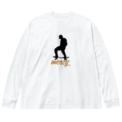 スケートボードB🛹フロントプリント Big Long Sleeve T-Shirt