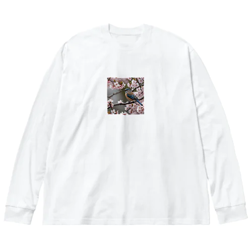 花見鳥 Big Long Sleeve T-Shirt