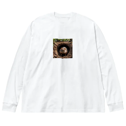 隠れる為の巣穴 Big Long Sleeve T-Shirt