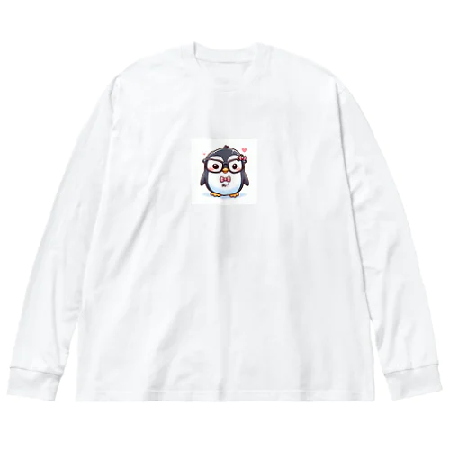 グラサンペンギン Big Long Sleeve T-Shirt