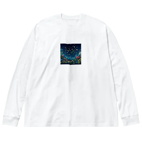 星彩植譜 ビッグシルエットロングスリーブTシャツ