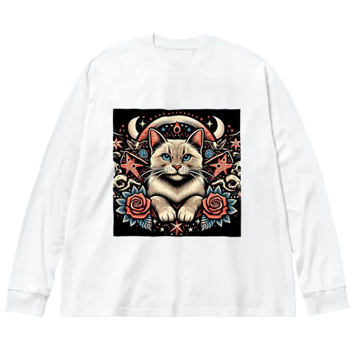 AIイラスト ねこちゃんくん Big Long Sleeve T-Shirt