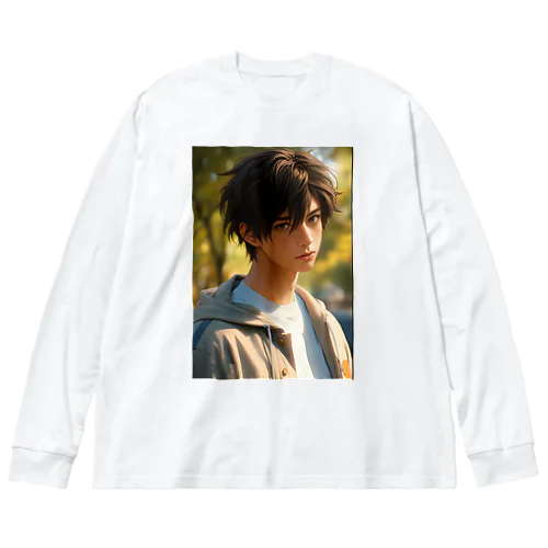 君島 遼 （きみしま りょう：kimisima ryou）『リョウのスター・ストライク・コレクション』 Big Long Sleeve T-Shirt
