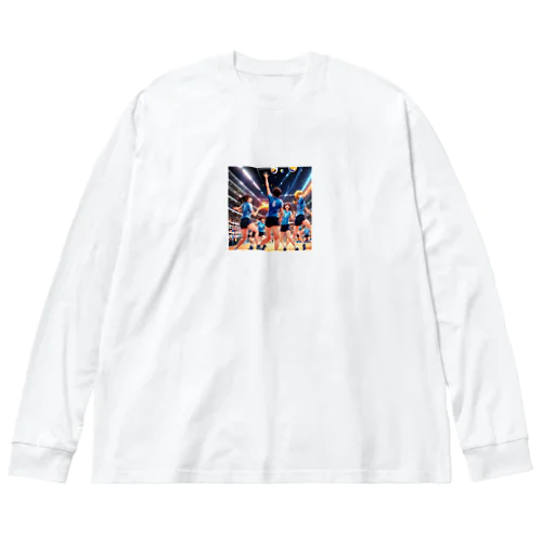 バレーボール Big Long Sleeve T-Shirt