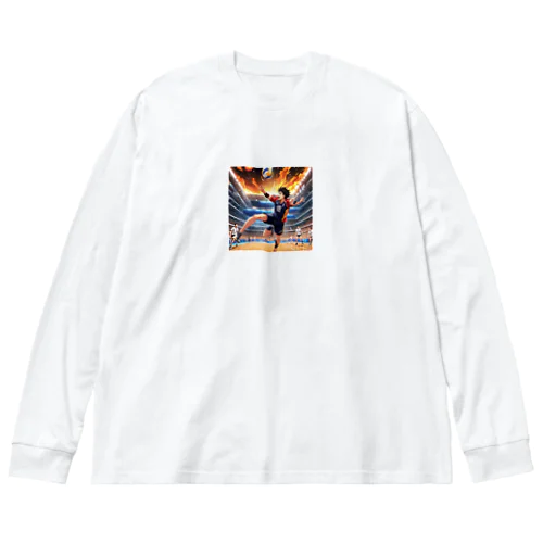 バレーボール Big Long Sleeve T-Shirt