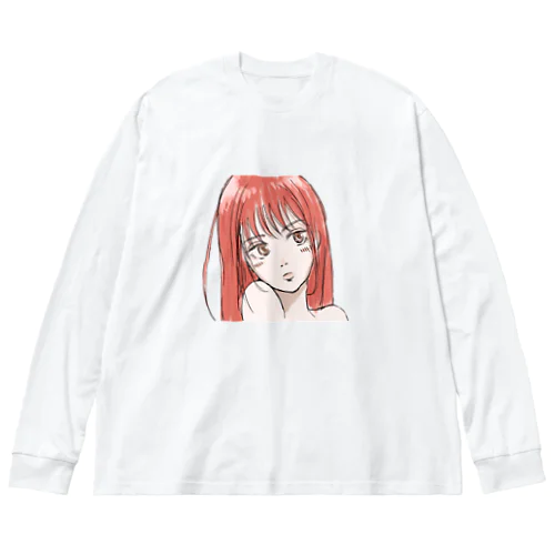 恋焦がれちゃん ビッグシルエットロングスリーブTシャツ