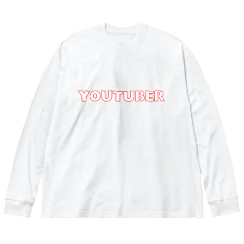 YouTuberロゴ ビッグシルエットロングスリーブTシャツ