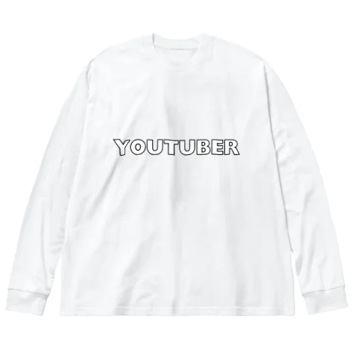 YouTuberロゴ ビッグシルエットロングスリーブTシャツ