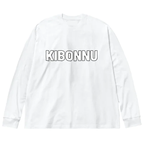  KIBONNUロゴ ビッグシルエットロングスリーブTシャツ