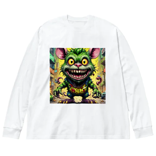 アメリカンな雰囲気満載！キュートなモンスター Big Long Sleeve T-Shirt