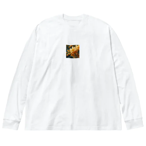 osmanthus petal ビッグシルエットロングスリーブTシャツ