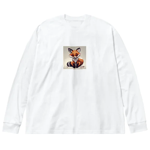 キツネ ビッグシルエットロングスリーブTシャツ