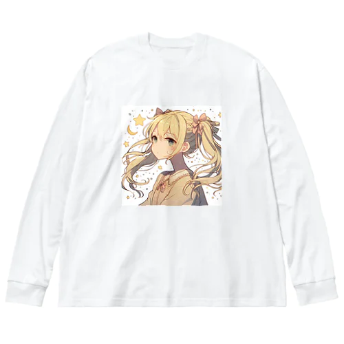 不思議の国の少女✨夢🐇🎩 ビッグシルエットロングスリーブTシャツ