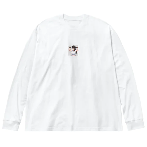 筋トレ女子 ビッグシルエットロングスリーブTシャツ