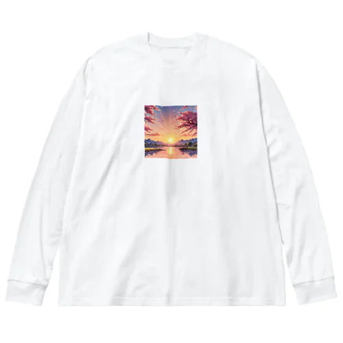 桜の季節2 Big Long Sleeve T-Shirt