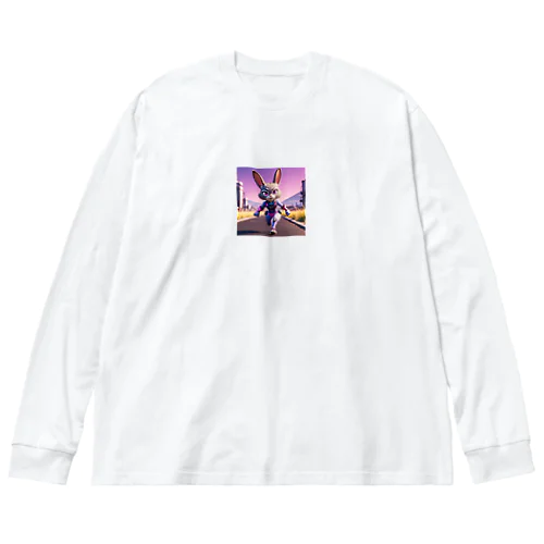 未来のうさぎ戦士 Big Long Sleeve T-Shirt