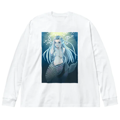 人魚 Big Long Sleeve T-Shirt