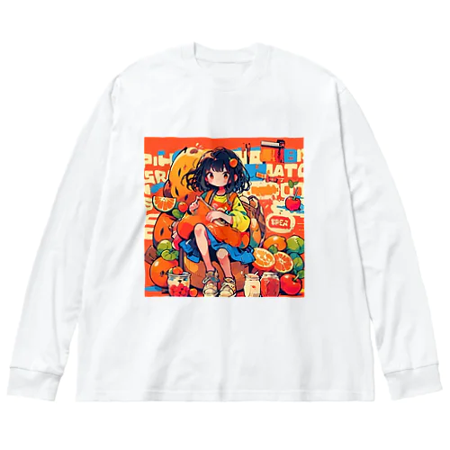 フルーツガール（ゆず） Big Long Sleeve T-Shirt