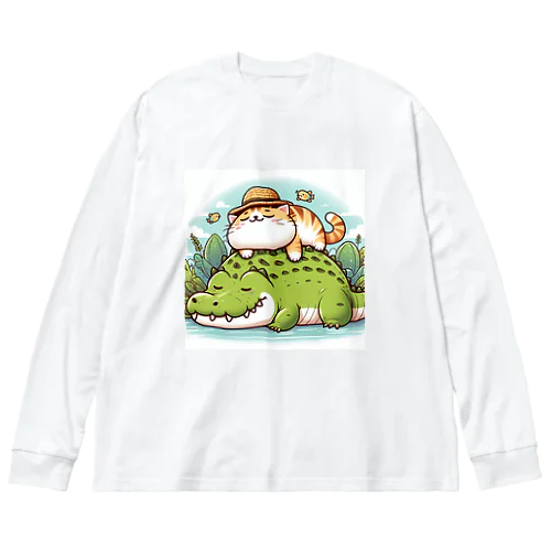 眠りネコ Big Long Sleeve T-Shirt