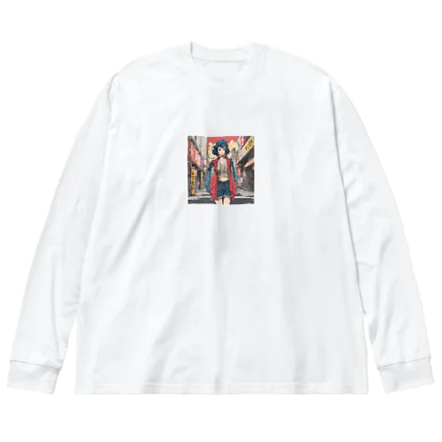 クールガール ビッグシルエットロングスリーブTシャツ