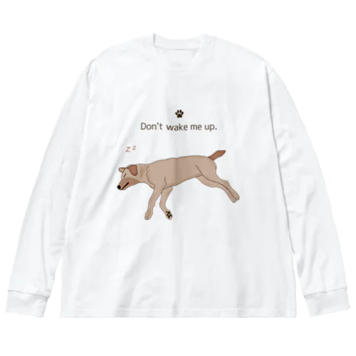 Sleeping Dog   Big Long Sleeve T-Shirt