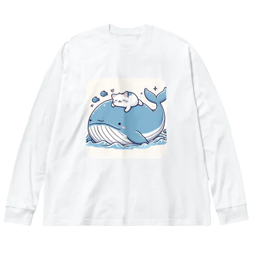 眠りネコ ビッグシルエットロングスリーブTシャツ