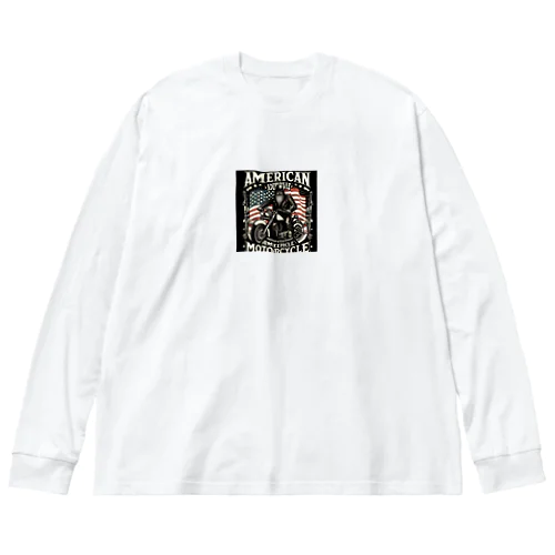 バイカー Big Long Sleeve T-Shirt