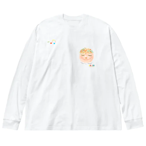 peaceful smile Big Long Sleeve T-Shirt