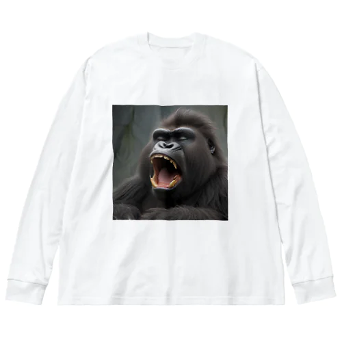 寝起きゴリラ Big Long Sleeve T-Shirt