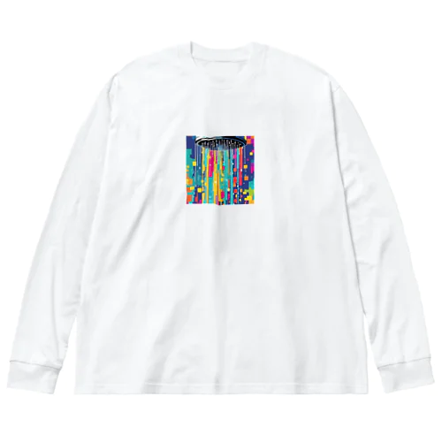 未知のシャワー Big Long Sleeve T-Shirt