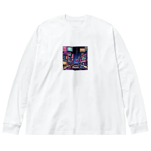 CITY POP ビッグシルエットロングスリーブTシャツ