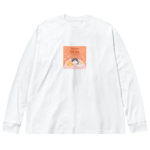 スリーキャったー ビッグシルエットロングスリーブTシャツ