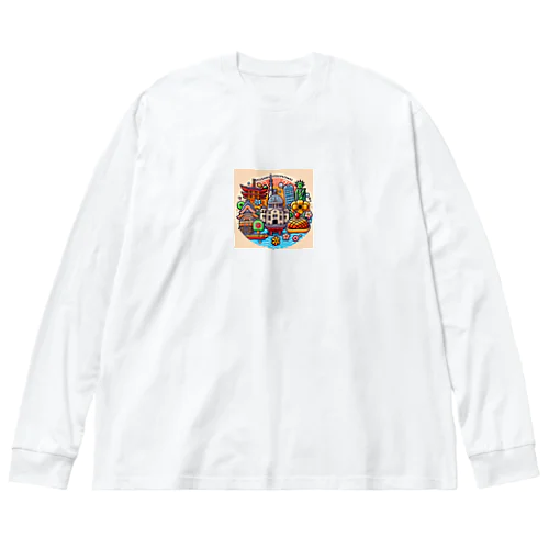 広島県 Big Long Sleeve T-Shirt