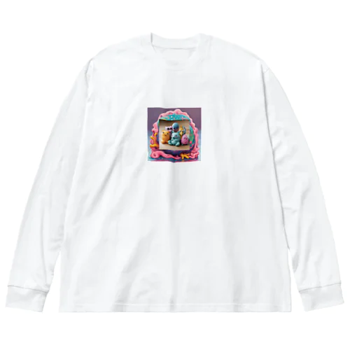 キモカワ生き物 Big Long Sleeve T-Shirt