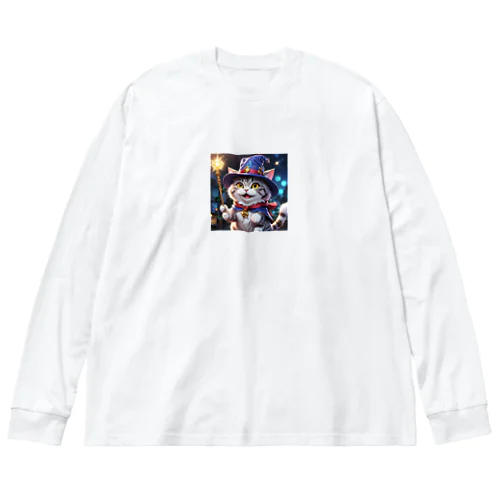 魔法使いの六本足の猫 Big Long Sleeve T-Shirt