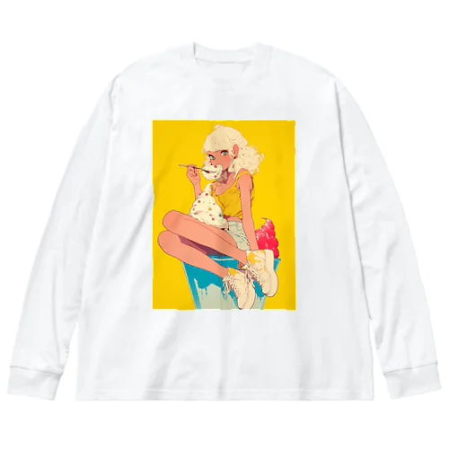 スィーツの誘惑　Hime  2530 Big Long Sleeve T-Shirt