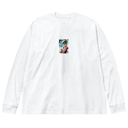 ゾロ風 Big Long Sleeve T-Shirt