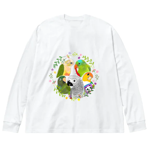 015インコboo ビッグシルエットロングスリーブTシャツ