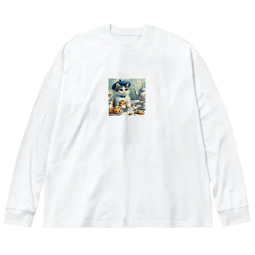 青い帽子のすーちゃん Big Long Sleeve T-Shirt