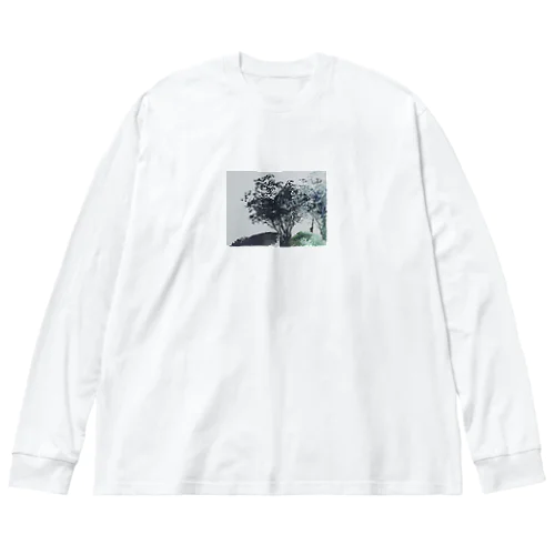 花とその影 Big Long Sleeve T-Shirt