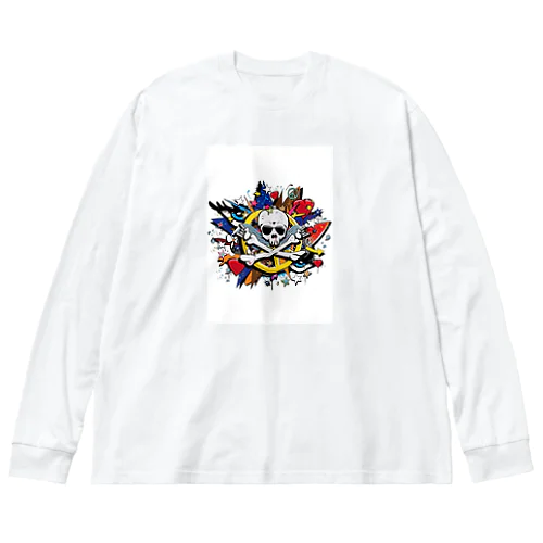 海賊君 Big Long Sleeve T-Shirt