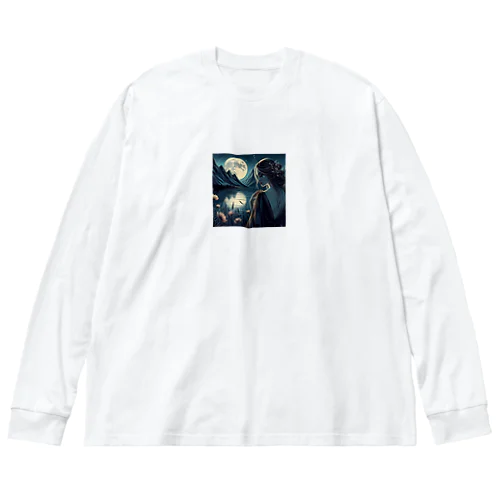 月夜の Big Long Sleeve T-Shirt