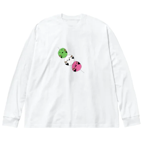 【ばーず】シマエナガ団子 Big Long Sleeve T-Shirt