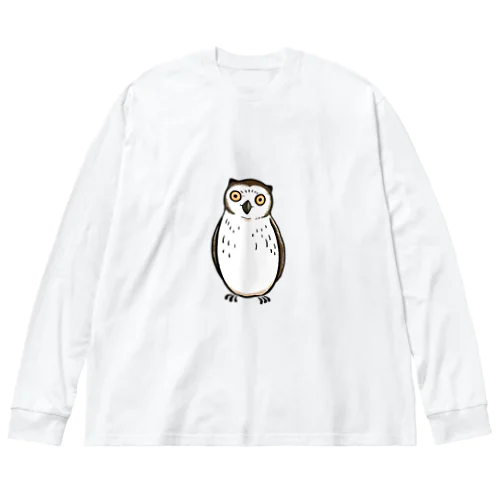 ミミズクちゃん ビッグシルエットロングスリーブTシャツ