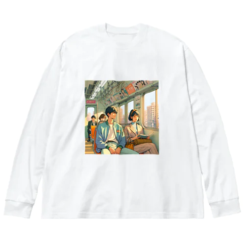 citypop ビッグシルエットロングスリーブTシャツ