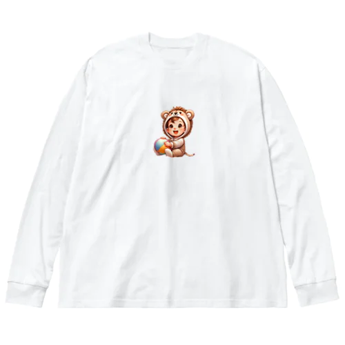 かわいい着ぐるみ赤ちゃん Big Long Sleeve T-Shirt