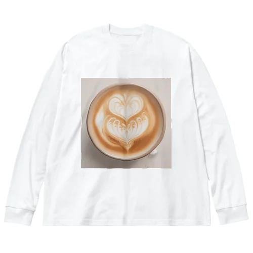 贅沢な一杯のラテアート Big Long Sleeve T-Shirt