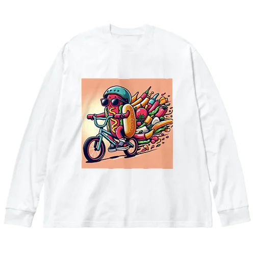 EXTREME HOT DOG ビッグシルエットロングスリーブTシャツ