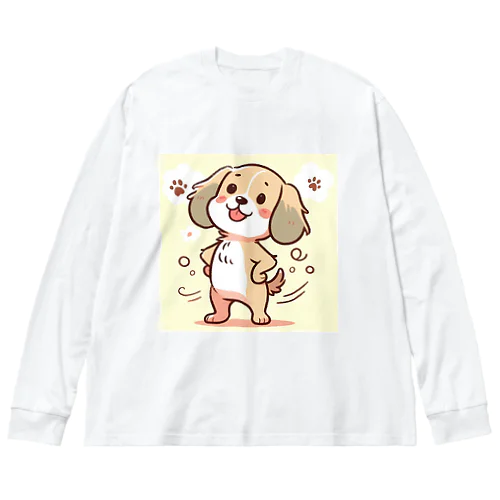 ゆるかわ犬 ビッグシルエットロングスリーブTシャツ