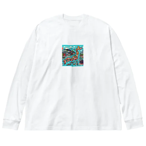 日本 Big Long Sleeve T-Shirt
